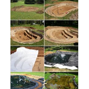 Bâche bassin 1,20mm Premium EPDM  + Feutre 400g