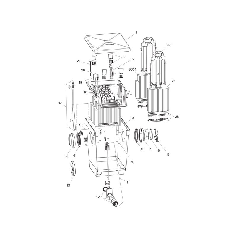 ProfiClear M 3 mousses filtrantes Oase