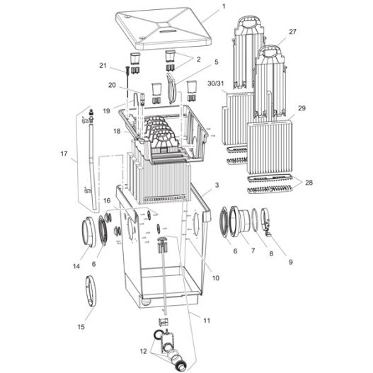 ProfiClear M 3 mousses filtrantes Oase