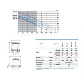 Pompe à air SECOH JDK-S 100