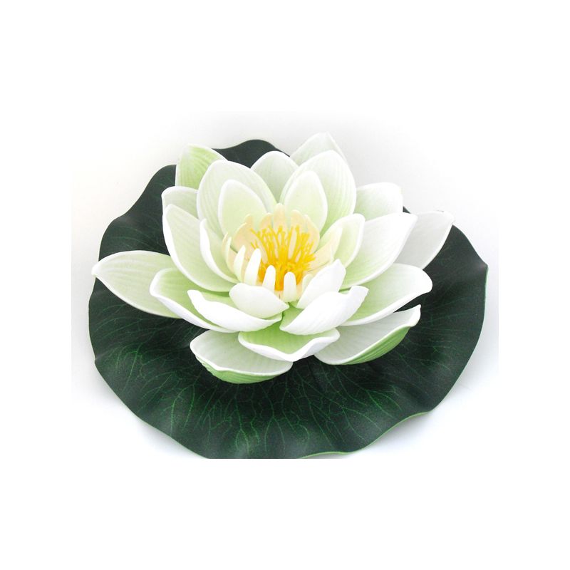 Fleur flottante artificielle blanche Ø13cm