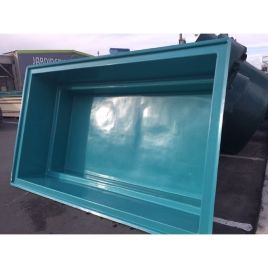 Bassin Rectangulaire 340 x 215 x 90 cm 5000L Bleu