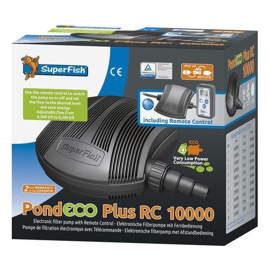 Pompe de bassin PondEco Plus 10000 RC Superfish