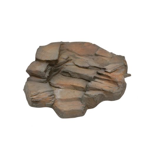 Cascade pour bassin ardoise marron gauche