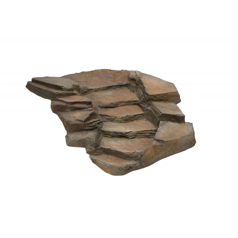 Elément de cascade pour bassin staubbach falls ardoise marron droite