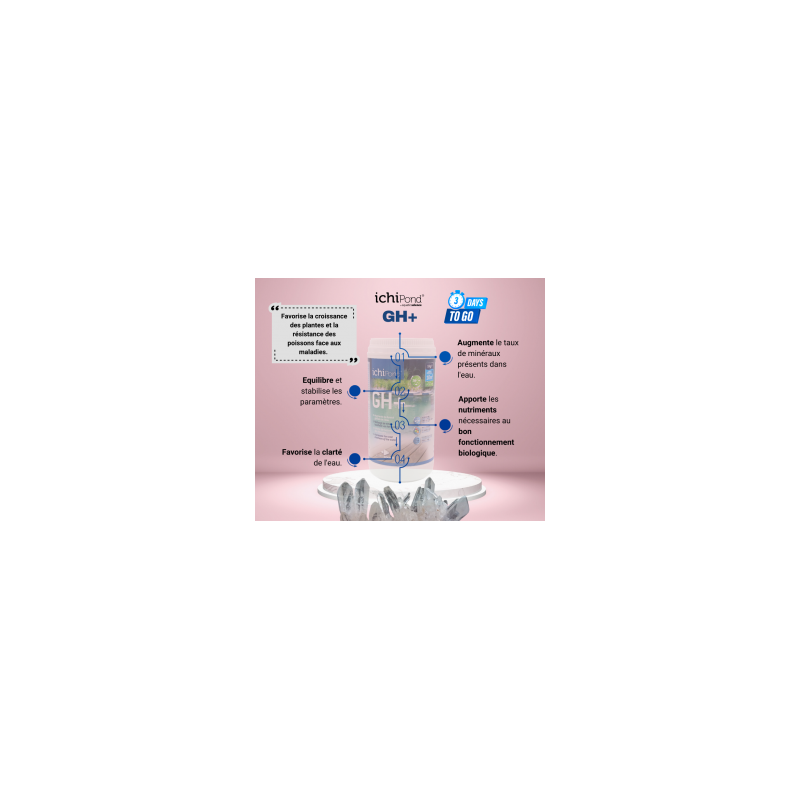 GH + 15 Kg pour bassin de baignade biologique 150m3