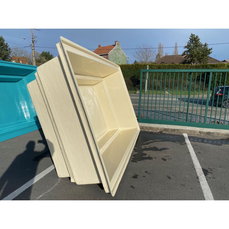 Photo 2 Mini Piscine Rectangulaire 340 x 215 x 90 cm 5000L Beige