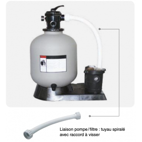 Photo 2 Mini Piscine kit prêt à poser 343 × 212 × 91cm