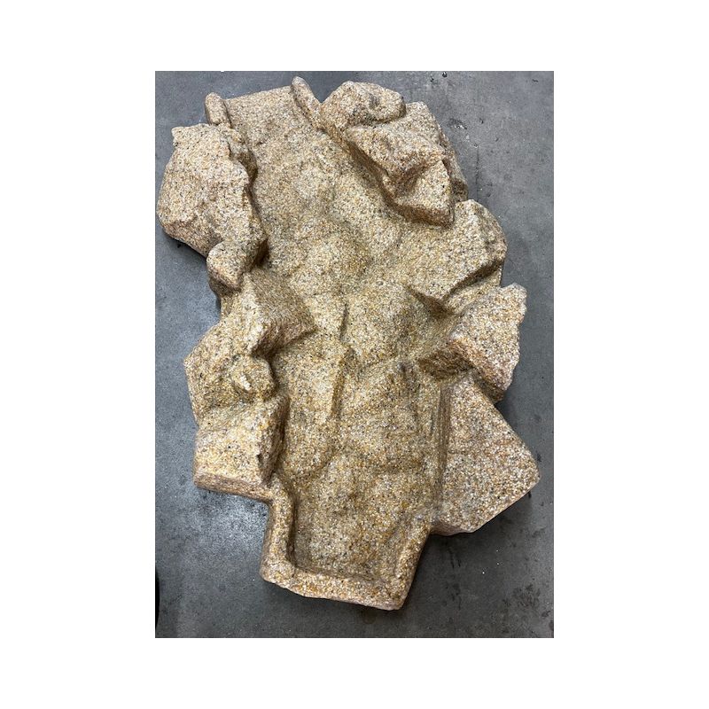 Photo 1 Elément cascade pour bassin granit courbe gauche