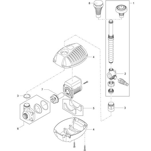 Schema Aquarius Fountain Set Eco 7500