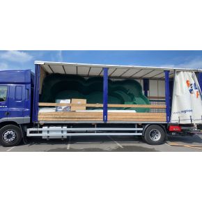 livraison bassin 9000l camion