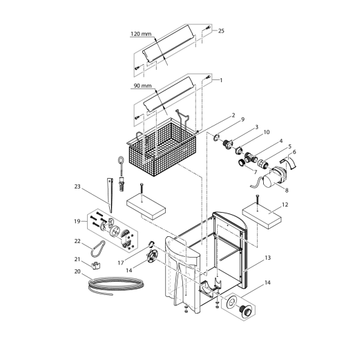 Schema Skimmer 250 Oase