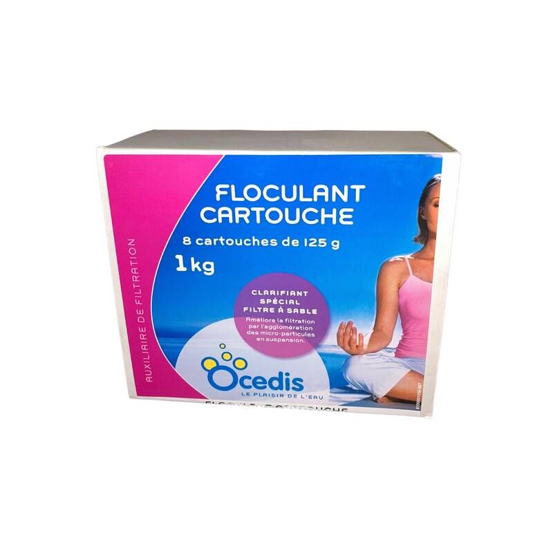Floculant Cartouche 8x125g  1KG