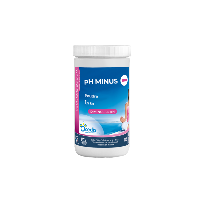 pH Minus Piscine 1,5kg Ocedis