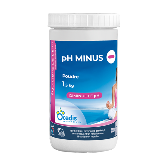 pH Minus Piscine 1,5kg Ocedis