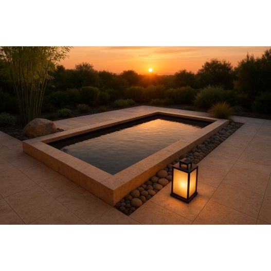 Mini Piscine kit prêt à poser 343 × 212 × 91cm