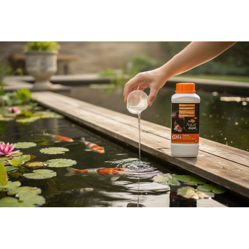 Amélioration des minéraux dans votre bassin GH+ Aqua Excel