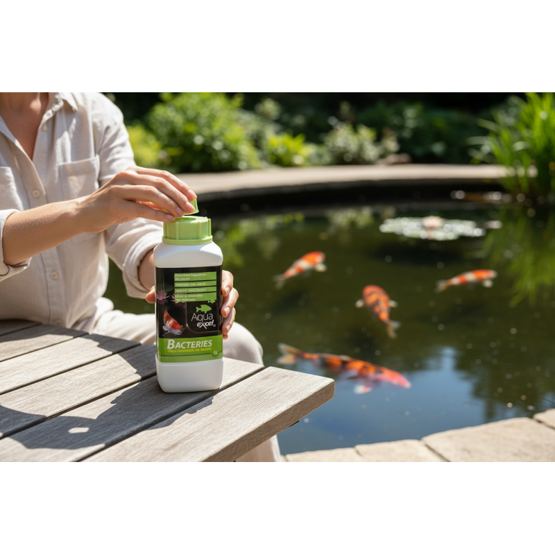 Aqua Excel Bactéries Liquides – Équilibre Biologique, Réduction des Vases et Nitrites