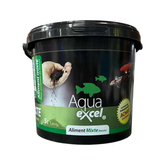 Nourriture poisson Mixte 5L Aqua Excel