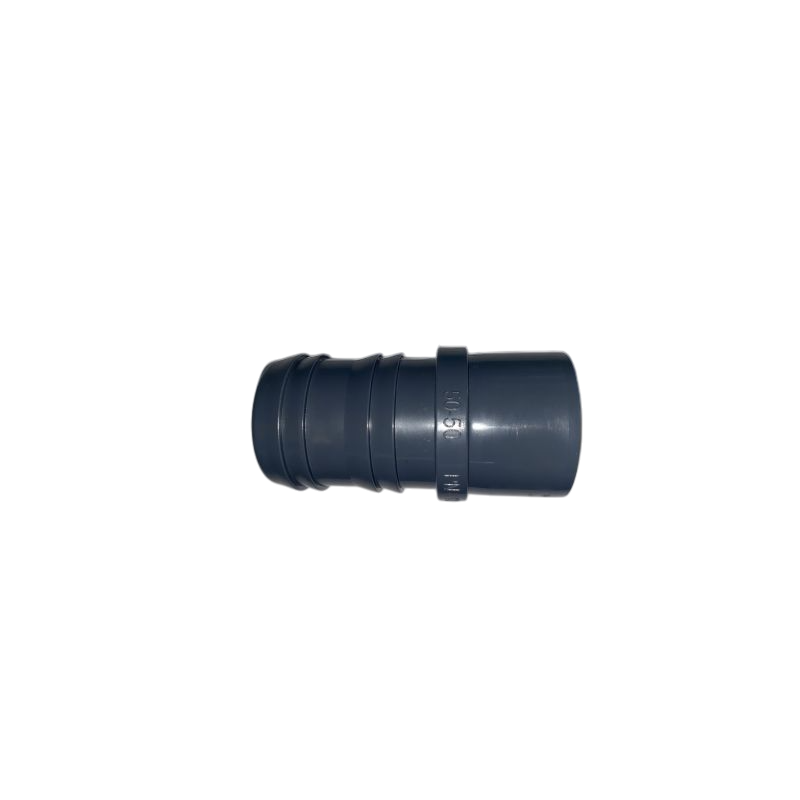 Manchon PVC cannelé male/male 50