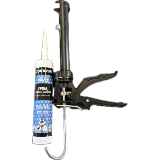 duo mastic et pistolet de chez expert bassin