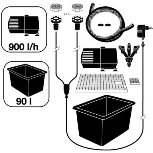 Fontaine Baressa AcquaArte à encastrer  détail installation