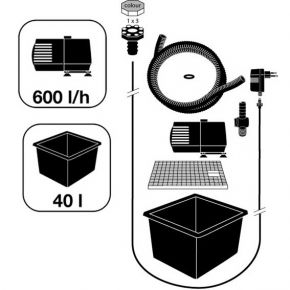 Fontaine Siglio AcquaArte à encastrer détail produit