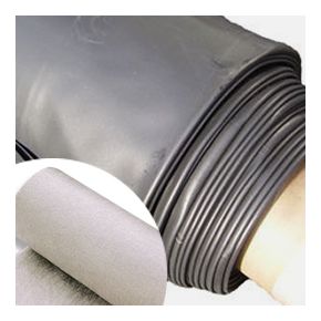 Photo bâche toiture EPDM 1mm20 + feutre 400g