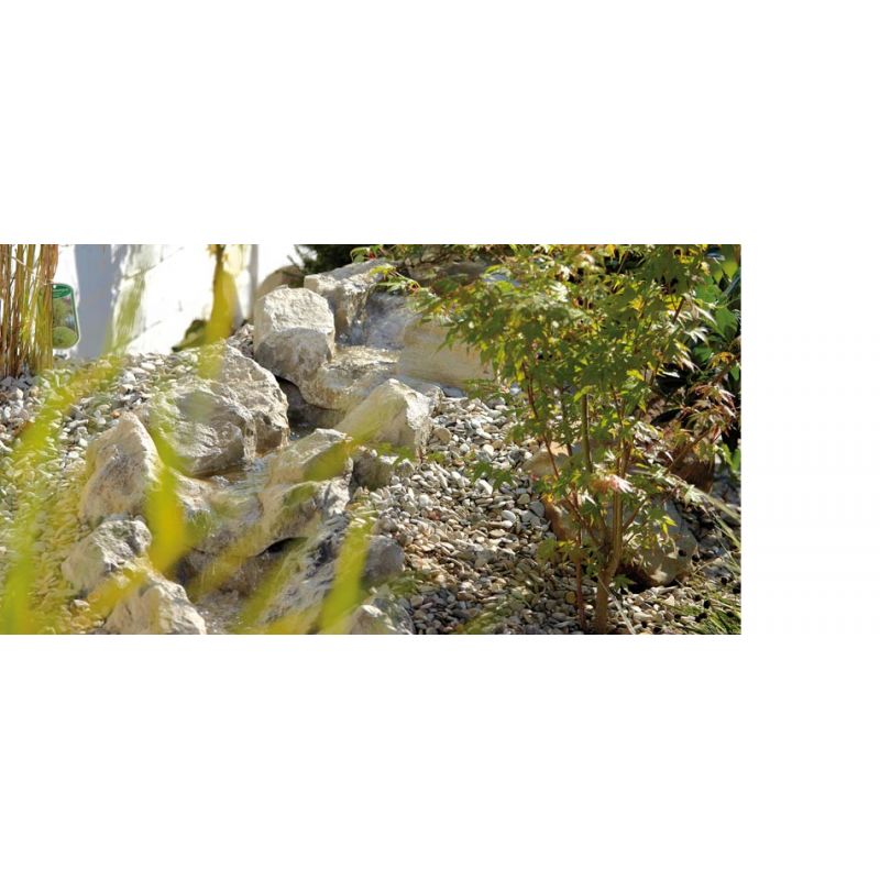 Elément de cascade pour bassin sable droit OASE aspect naturel