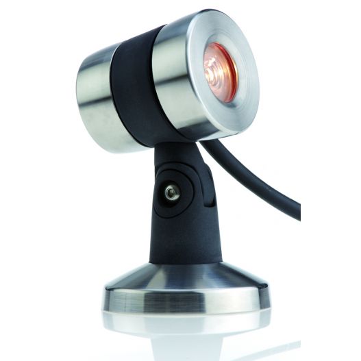 Projecteur exterieur ledLunaqua Maxi LED Solo Oase Design en acier inox