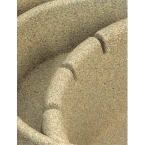 Bassin de jardin Préformé OASE Constance Sable 1300L